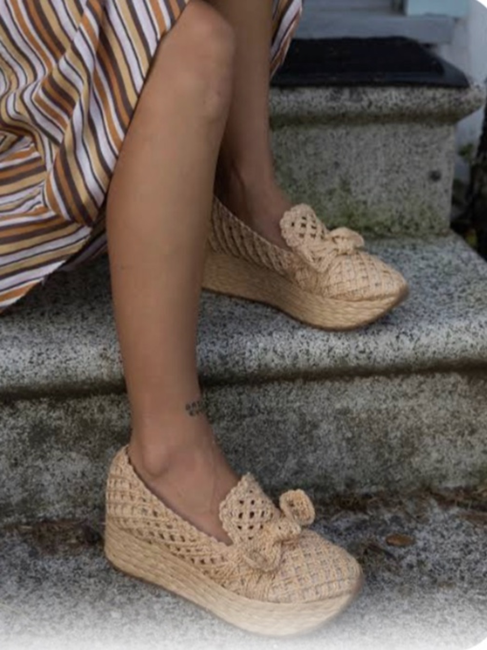 Dolce Vita Jaka Espadrille Wedge - Natural Tan Sz 9 - Picture 3 of 6
